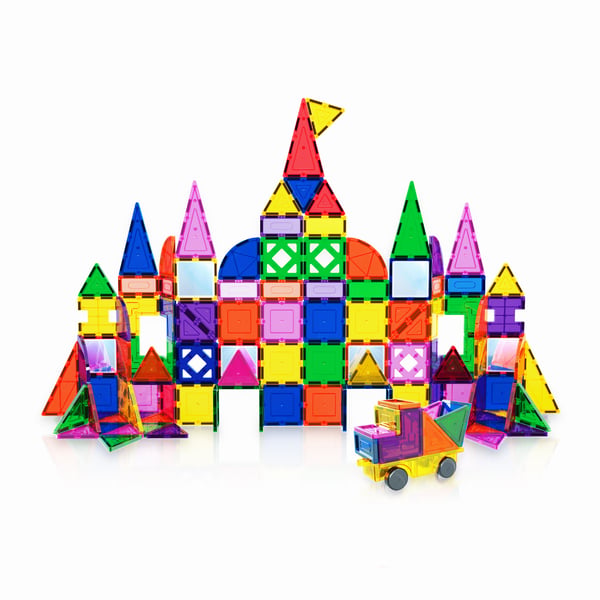 PicassoTiles 152pc Magnetic Tiles set