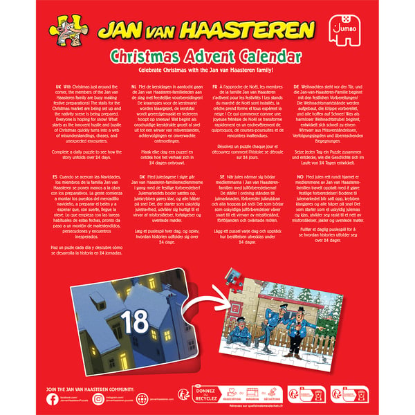 Jan van Haasteren 1110100882 palapeli Kuviopalapeli 54 kpl Joulu
