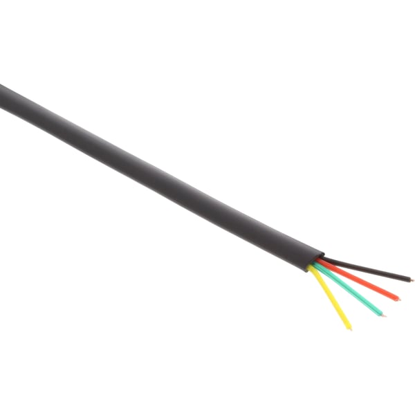 InLine 69981 telefonkabel 100 m Sort