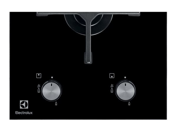 Electrolux EGC3322NVK Sort Indbygget 29 cm Gaskomfur 2 zone(s)