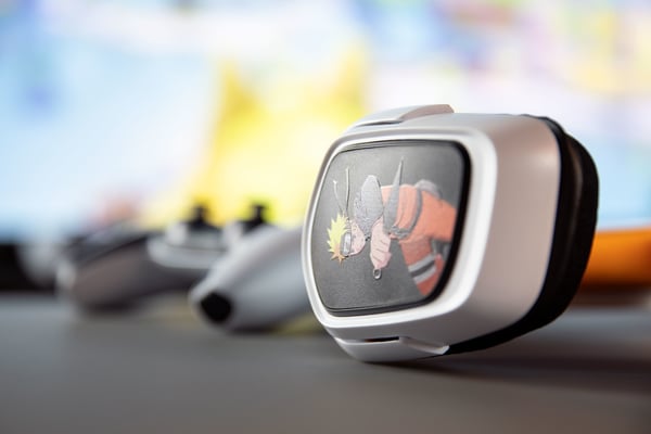 Konix Naruto 80381117963 hörlur och headset Kabel Huvudband Spela Svart, Vit, Gul