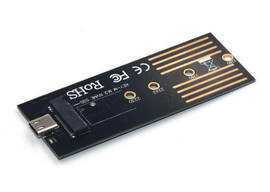 CoreParts MSUB8001 drevkabinet SSD kabinet Sort M.2