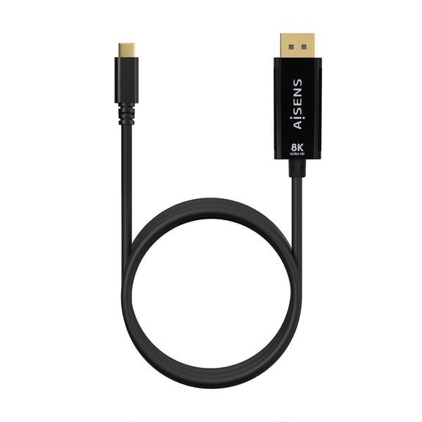 AISENS A109-0689 videokaapeli-adapteri 1,8 m USB Type-C DisplayPort Musta
