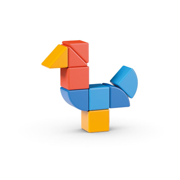 Geomag MagiCube Shapes Recycled Animals
