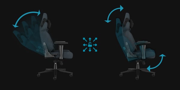 natec Gamingstol NITRO 800 grå