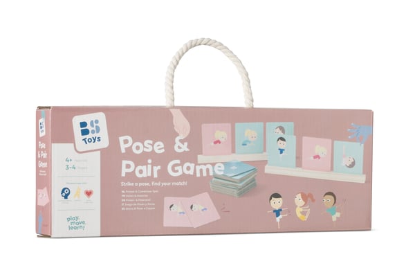 BS Toys GA548 brætspil Pose & Pair Game Comparing
