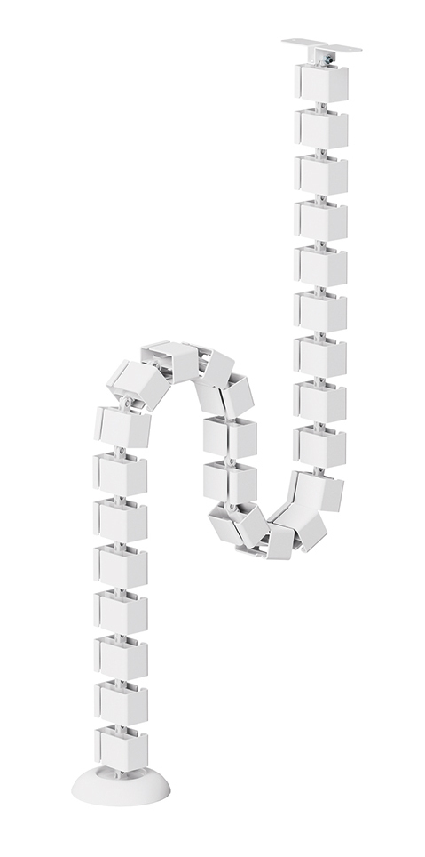 Neomounts ADS06-130WH kabelorganisator Skrivebord Kabelguide Hvid 1 stk