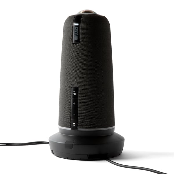 Owl Labs Meeting Owl 5 Pro — 360-graders 4K smart videokonferencekamera, mikrofon og højttaler (automatisk højttalerfokus, BYOD med ét kabel, native HDMI og Ethernet)
