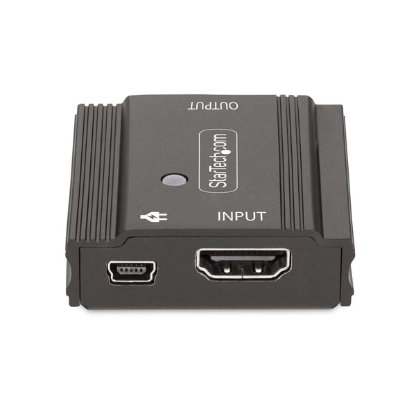 StarTech.com 33FT-8K-HDMI-BOOSTER AV-signaalin jatkaja AV-toistin Musta
