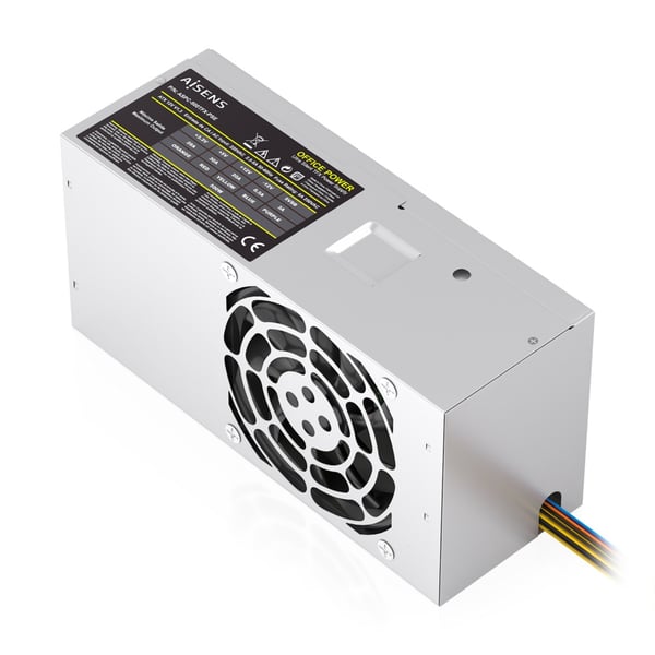 AISENS ASPC-500TFX-PSE strömförsörjningsenheter 500 W 20+4 pin ATX TFX Silver