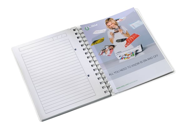 Leitz Notesblok WOW PP A5 linjeret 80 gram 80 ark