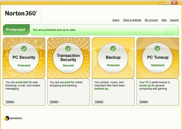 Norton 360 (EN) WinXP/Vista Kontorspaket 1 licens/-er Engelska