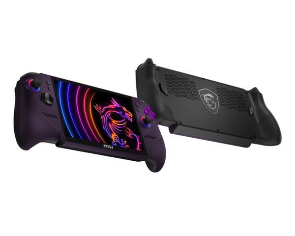 MSI Claw 8 EX AI+ CG3EM Launch Pack-008FR kannettava pelikonsoli 20,3 cm (8") 32 GB Kosketusnäyttö Wi-Fi Violetti