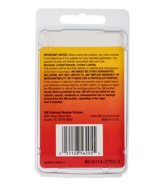 3M 80611427933 kabelmarkör Vit Polyester 3 styck