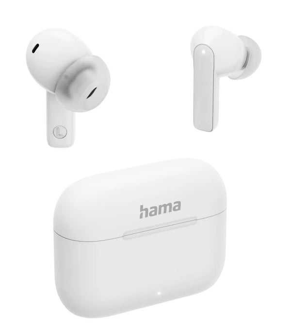 Hama Passion Clear II Kuulokkeet True Wireless Stereo (TWS) In-ear Puhelut/Musiikki Bluetooth Valkoinen