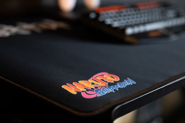 Konix Naruto KX MOUSEPAD XXL BLACK Spelmusmatta Svart, Orange