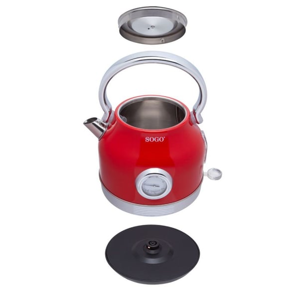 Sogo KET-SS-7760 vattenkokare 1,8 l Röd