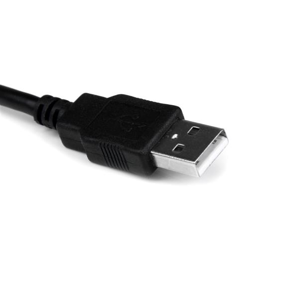 StarTech.com ICUSB2321X kabel kønsskifter DB-9 USB 2.0 A Sort