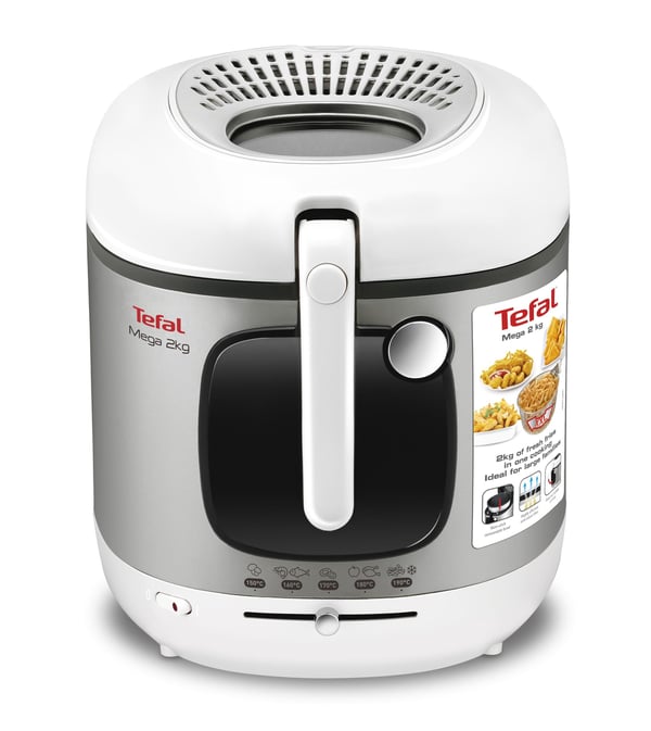 Tefal FR4800 Single Fristående 2100 W Fritös Rostfritt stål, Vit