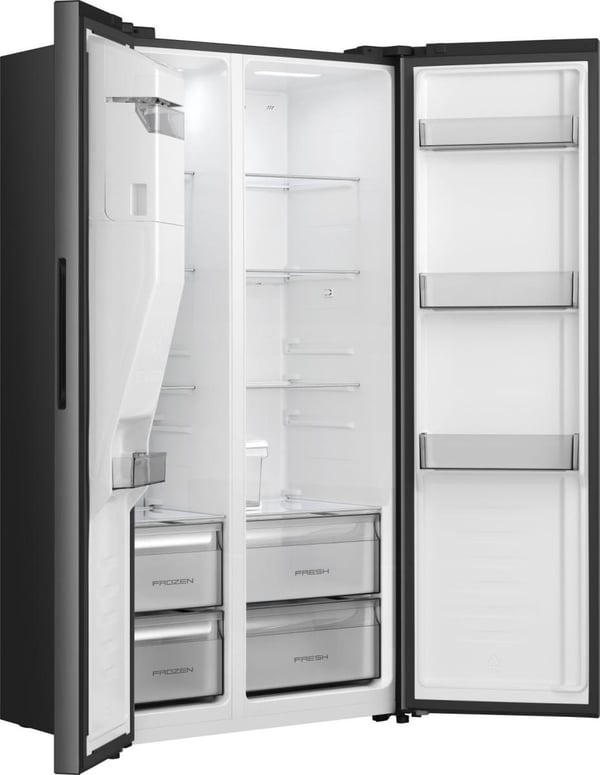 Hisense RS5P528STFE Kombinerad kyl/frys side-by-side Fristående 528 l Svart