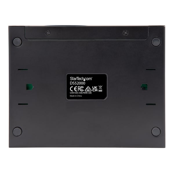 StarTech.com DS52000 netværksswitch Ikke administreret 2.5G Ethernet (100/1000/2500) Sort