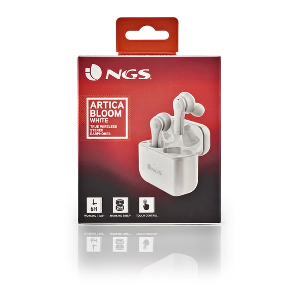 NGS ARTICA BLOOM Kuulokkeet Langaton In-ear Puhelut/Musiikki USB Type-C Bluetooth Valkoinen