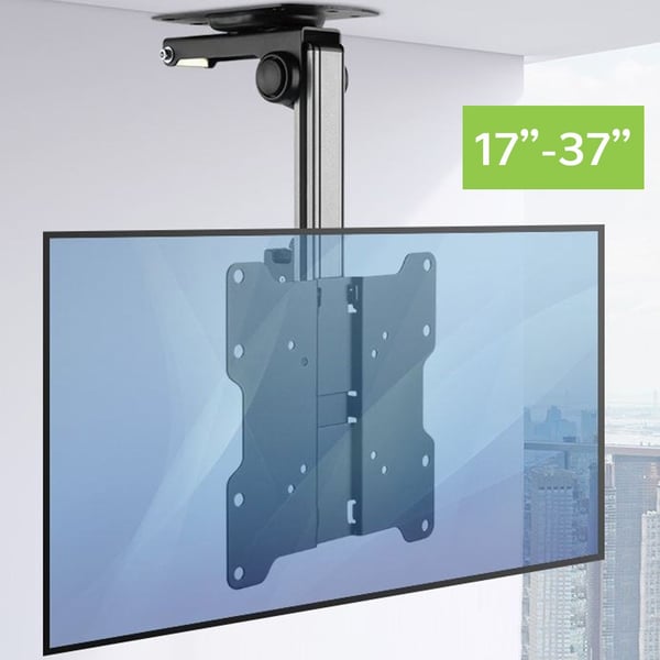 Techly ICA-CPLB 222 tv-beslag 94 cm (37") Sort, Sølv