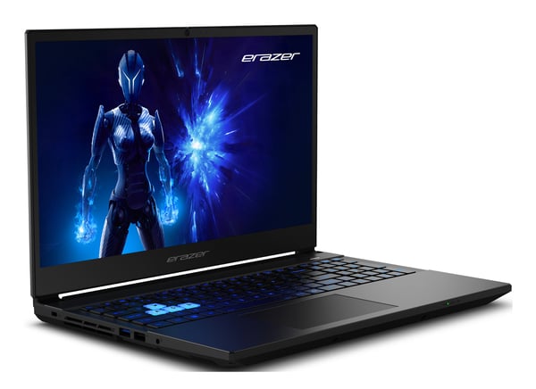 ERAZER Deputy 15 P1 MD62761 Intel Core 7 250H Kannettava tietokone 39,6 cm (15.6") Full HD 16 GB DDR5-SDRAM 1 TB SSD NVIDIA GeForce RTX 5060 Wi-Fi 6E (802.11ax) Windows 11 Home Musta QWERTY Englanti (US)