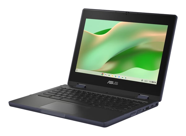 ASUS Chromebook CR11 Flip CR1104FTA-NS0379 Intel® N N150 29,5 cm (11.6") Berøringsskærm HD 4 GB LPDDR5-SDRAM 64 GB eMMC Wi-Fi 6 (802.11ax) ChromeOS Grå QWERTY Spansk