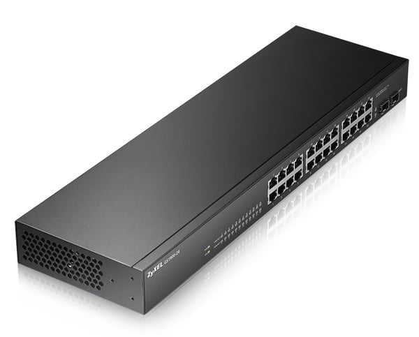 Zyxel GS1900-24 netværksswitch Administreret Gigabit Ethernet (10/100/1000) Sort