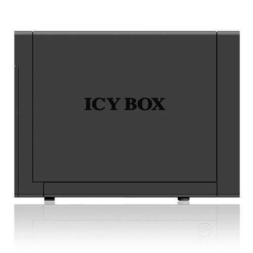 ICY BOX IB-RD3620SU3 levyjärjestelmä 0 TB Työpöytä Musta