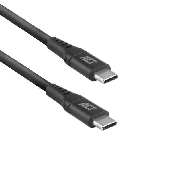 ACT AC3025 USB-kabel USB 3.2 Gen 1 (3.1 Gen 1) 1 m USB C 5 Gbit/sek. 60 W Sort ACT AC3025 USB-kabel USB 3.2 Gen 1 (3.1 Gen 1) 1 m USB C 5 Gbit/sek. 60 W Sort