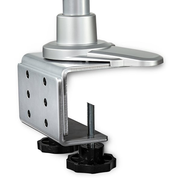 StarTech.com ARMQUADPS skærmbeslag og -stativer 68,6 cm (27") Skrivebord Sølv