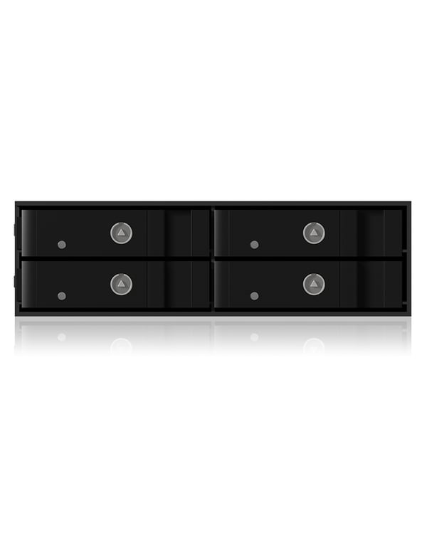 ICY BOX IB-2240SK - Kabinet til lagerdrev med blæser - 2.5\" (6.4 cm)
