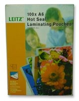Leitz iLAM Premium højglans A6 lamineringslommer,125 my, pakke med 100 stk.