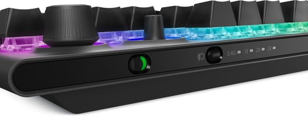 Alienware Tri-Mode AW920K tangentbord Spela USB + RF Wireless + Bluetooth Grå