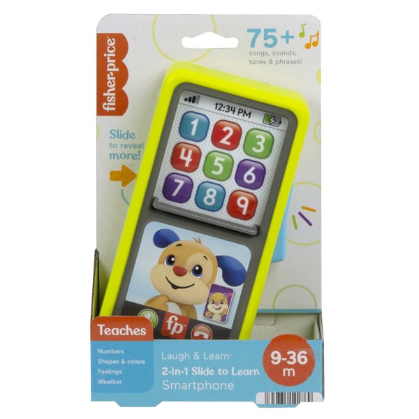 Fisher-Price Laugh & Learn 2-in-1 Slide to Learn Smartphone