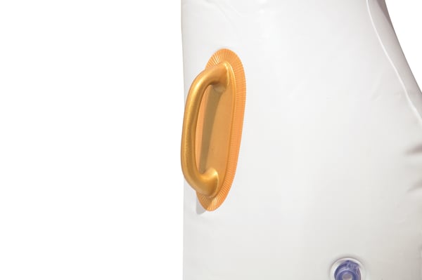 Bestway 41118 pool- och badmadrass Guld, Vit Vinyl Sittbadleksak