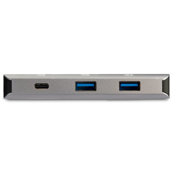 StarTech.com HB31C2A1CGB 3-Port-USB-C-Hubb (med LAN-anslutning, 10 Gbit/s, 2x USB-A och 1x USB-C, 25