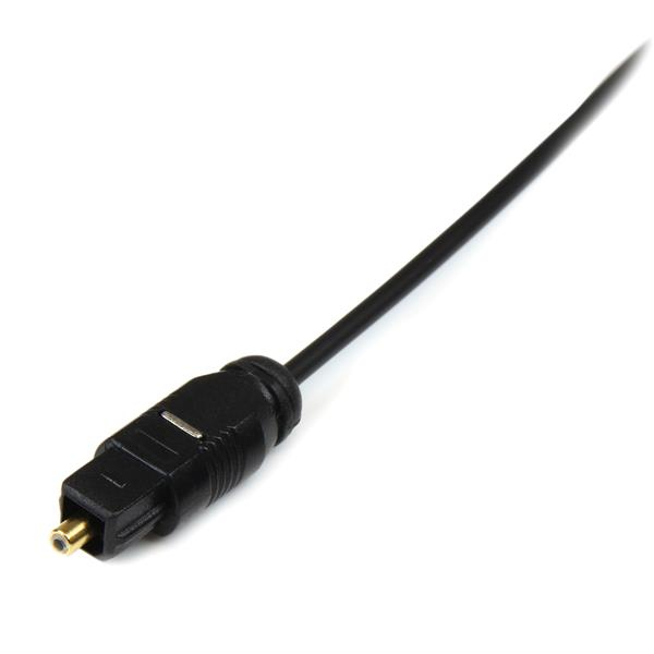 StarTech.com THINTOS15 ljudkabel 4,6 m Toslink Svart