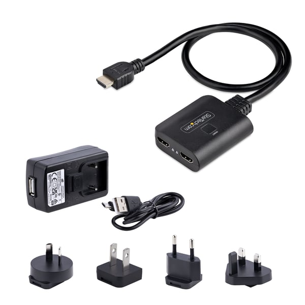 StarTech.com HDMI-SPLITTER-4K60UP video-splitter 2x HDMI