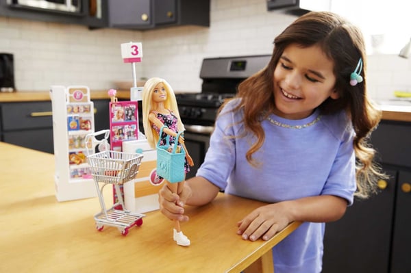 Mattel Games Barbie-docka och lekset