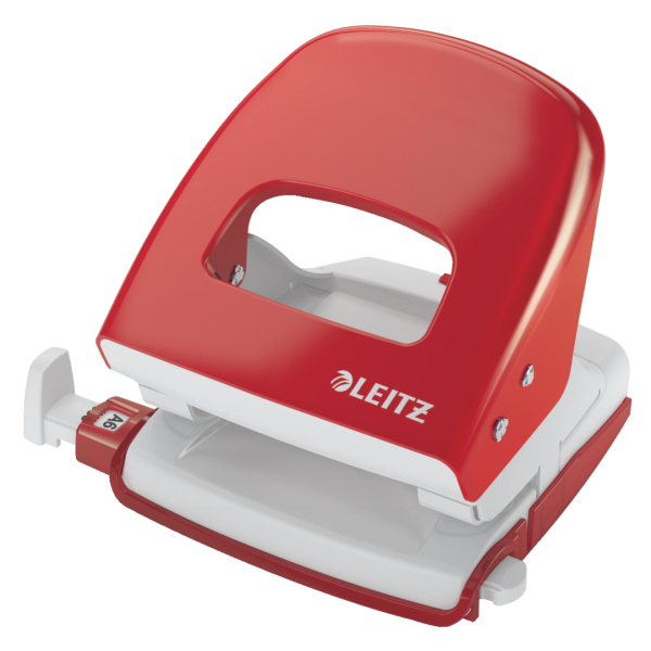 Leitz 5008 håltagare 30 ark Röd