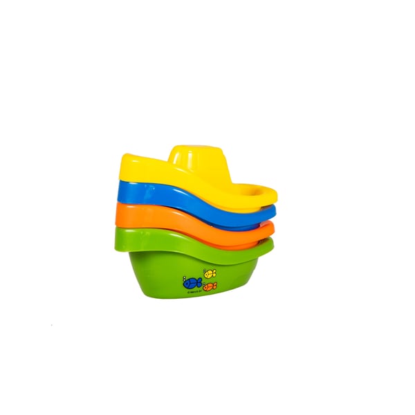 Rubo Toys 2010574 spil, legetøj & mærkat til badet Badebåd Flerfarvet
