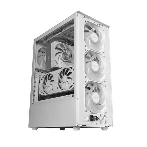 Mars Gaming MCT800W tietokonekotelo Midi Tower Valkoinen