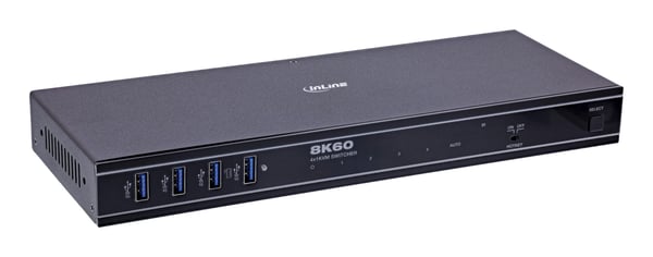 InLine 57885D KVM Switch Stativ-montering Sort InLine 57885D KVM Switch Stativ-montering Sort