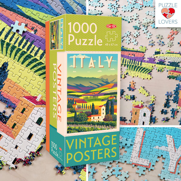 Tactic Vintage Italy 1000 pcs Puslespil 1000 stk By
