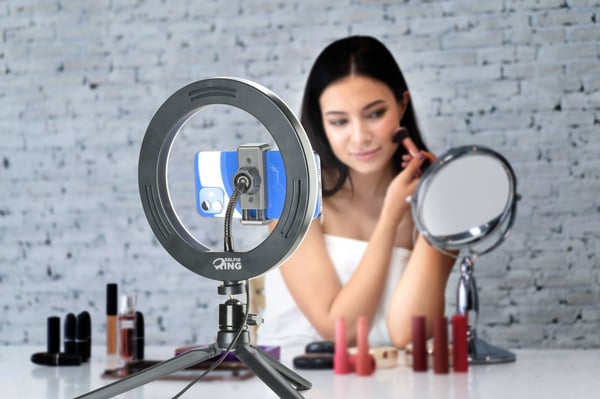 Tech Pop 8018080401534 Selfie-lys Sort