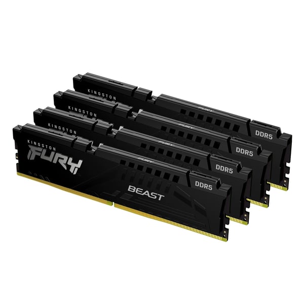 Kingston Technology FURY Beast RAM-minnen 128 GB 4 x 32 GB DDR5 5600 MT/s 288-pin DIMM