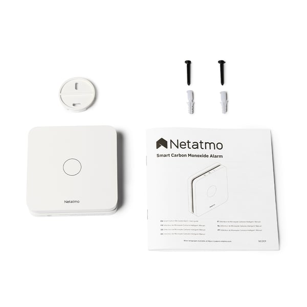 Netatmo CO Detector Kulilte-detektor Trådløs forbindelse